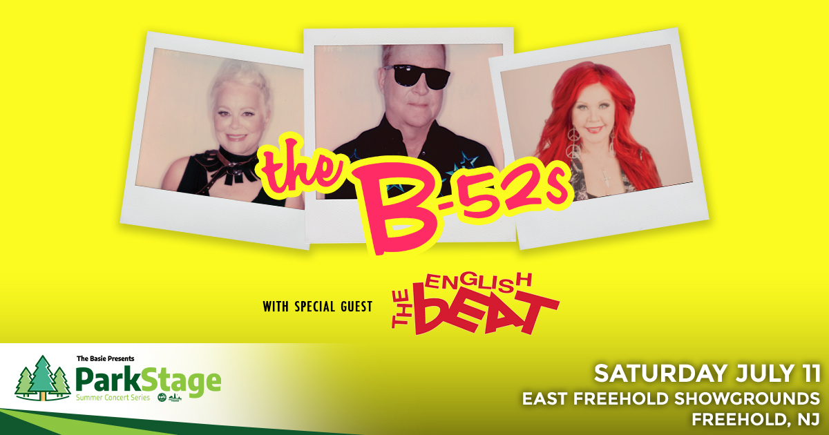 The B-52s live in concert at ParkStage in Freehold, NJ