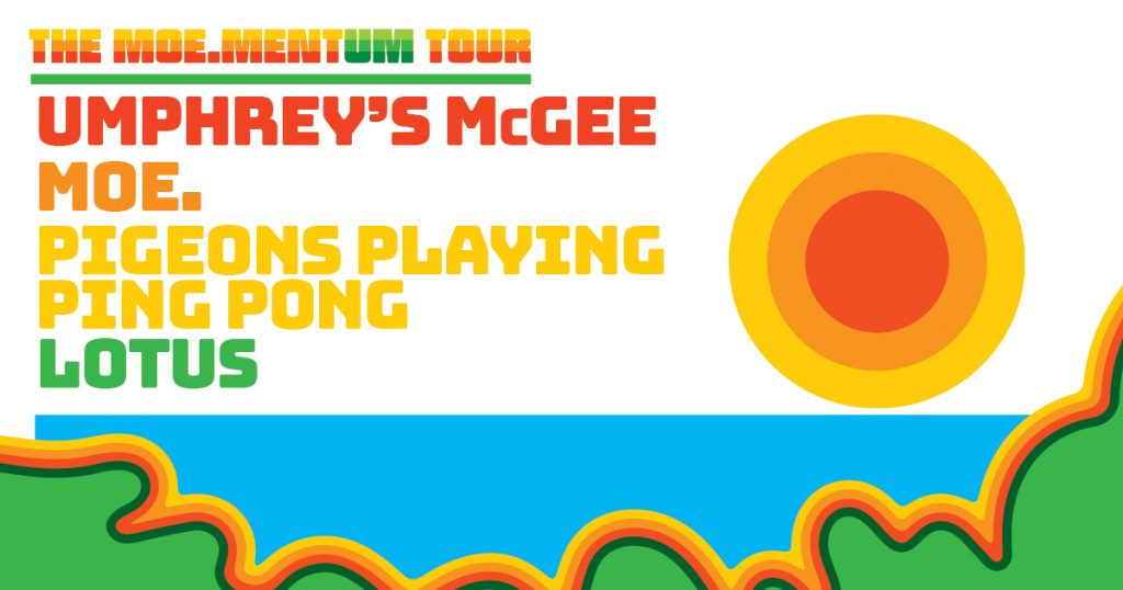 Umphrey's McGee, moe., Pigeons Playing Ping Pong & Lotus
